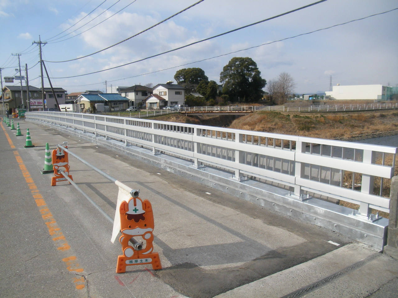 補助公共社会資本総合整備（市街地整備）鋼製地覆設置工事 下井野川橋