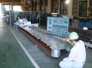 製品立会検査状況